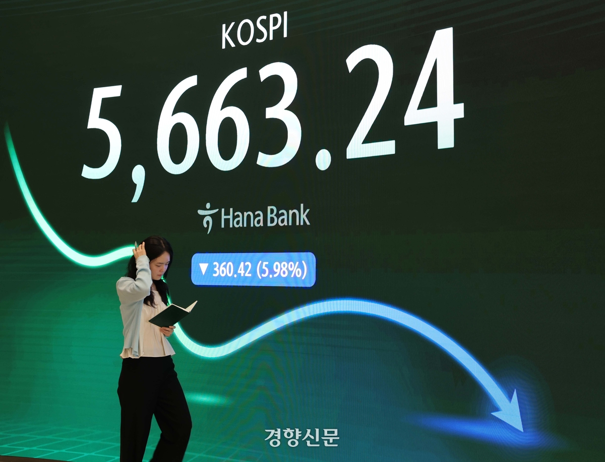 "1만5000 간다"던 코스피, 한 달 만에 5000선까지 추락…"지금이 바닥 아니다" 의심 팽배